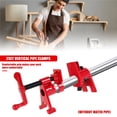 thumbnail image 6 of 2PCS/Set 3/4" Wood Gluing Pipe Clamp, Adjustable Heavy Duty Cast Iron Quick Release Pipe Clamps For Woodworking Home Improvement ,Easy to Use, 6 of 6