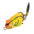 thumbnail image 2 of Señuelo de superficie, señuelo de pesca, lentejuelas metálicas, anzuelos dobles de cebo blando, 2,5 cm de largo Estilo F Cola Señuelos de pesca, 2 of 8