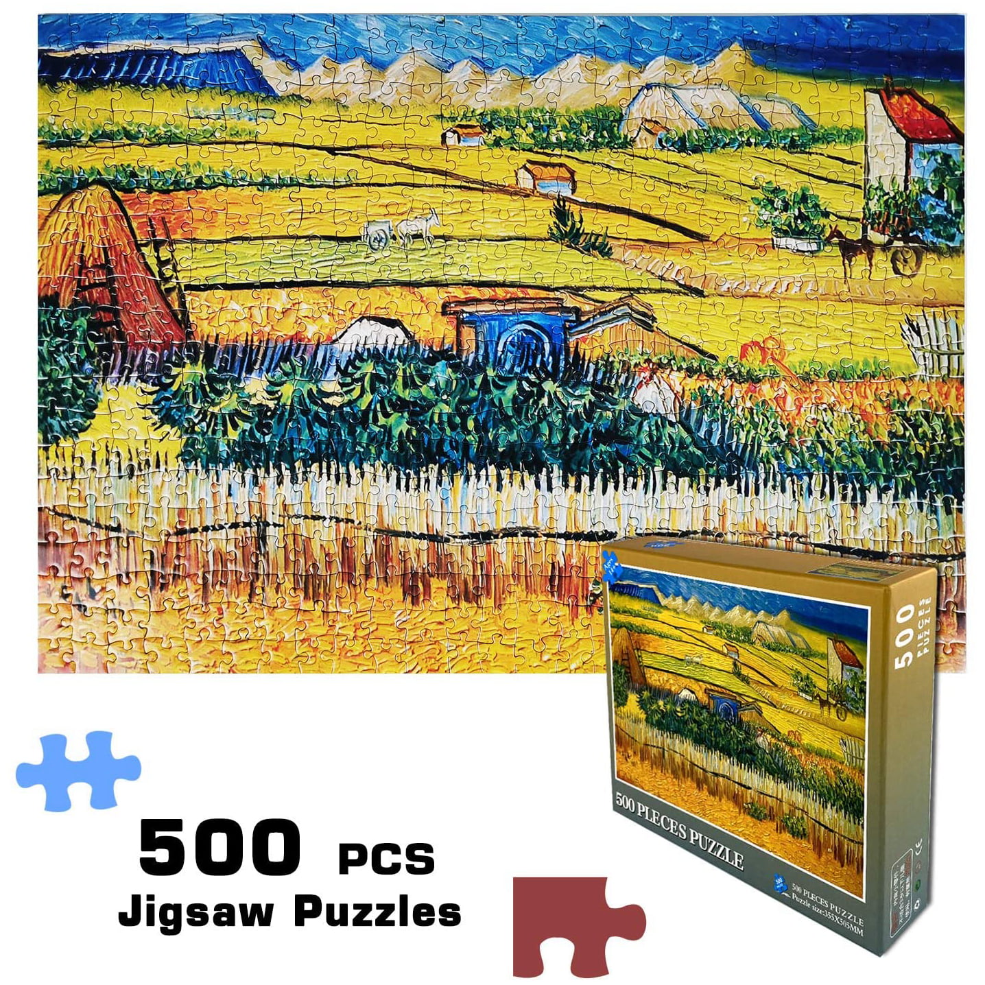 Hot Different Style Educational 500 Pieces Jigsaw Puzzles Adult Kids Puzzle Toy 