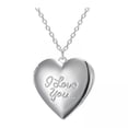 thumbnail image 1 of Xuanheng 6xPhoto Locket Necklace Holds Pictures Jewelry for Gift Women Letters, 1 of 8