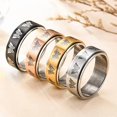 thumbnail image 2 of 4Pcs Anxiety Ring Fidget Ring for Women- Anxiety Butterfly Stainless Steel Band Rings Women Spinner Rings Cool Wedding Fidget Rings for Women Size 6-11, 2 of 7