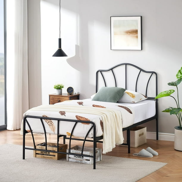 Litake 14 Inch Twin Bed Frame Mattress Foundation with Storage, Bed