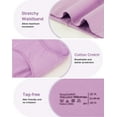 thumbnail image 6 of OEIOEI Plus Size XL-5XL Cotton Underwear for Women High Waist Full Coverage Briefs 5 Pack(4XL,Light), 6 of 8