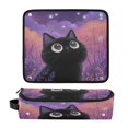 thumbnail image 6 of Hair Tools Storage with Heat Resistant Mat- Cat's Eyes with Light Printed Curling Iron Travel Bag/Flat Iron Case for Women, 6 of 8