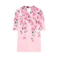 thumbnail image 6 of Your-Sty Button V Neck T Shirts for Women Rolled Short Sleeve Loose Fit Casual Summer Tops Tee Shirts, 6 of 6
