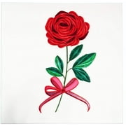 Quilling Love Rose - Wow Greeting Card for All Occasions Birthday, Love, Anniversary, Good Bye, Thank You, Mother Day,
