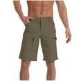 thumbnail image 3 of Vetsdori Dry Fit Shorts for Men Summer Cargo Short Pants Pocket,Workout Athletic Shorts Casual Breathable Mens Shorts Hombre,Size L, 3 of 8