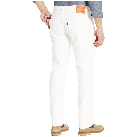 Levi's Mens 514 Straight Castilleja White Stretch