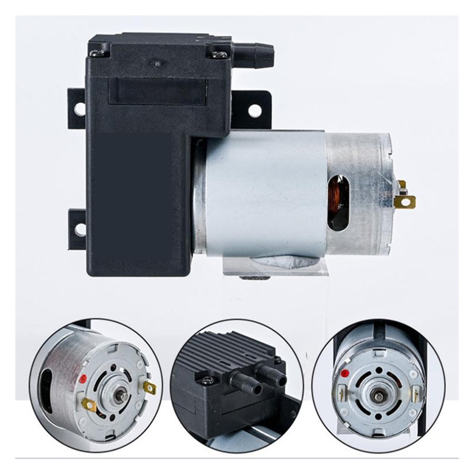90KPA Vacuum Pump Mini DC Diaphragm Pump 12V 24V Silent Pumping Pump Positive Negative Pressure 555 Air Pump