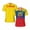 1, variant on Exclusive design Ecuador Flag Grain 3D Printed Men For Running Bike Soccer Tennis Fitness Sports tshirt Mesh Fans Short T-shirt