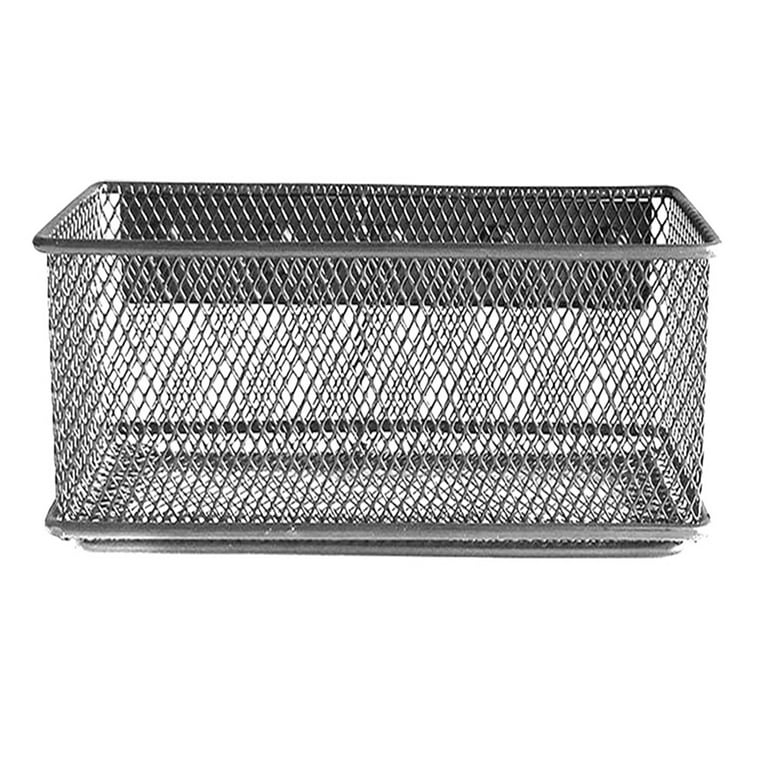 Mesh Magnetic Storage Baskets With Anti-Slip Feature And Strong