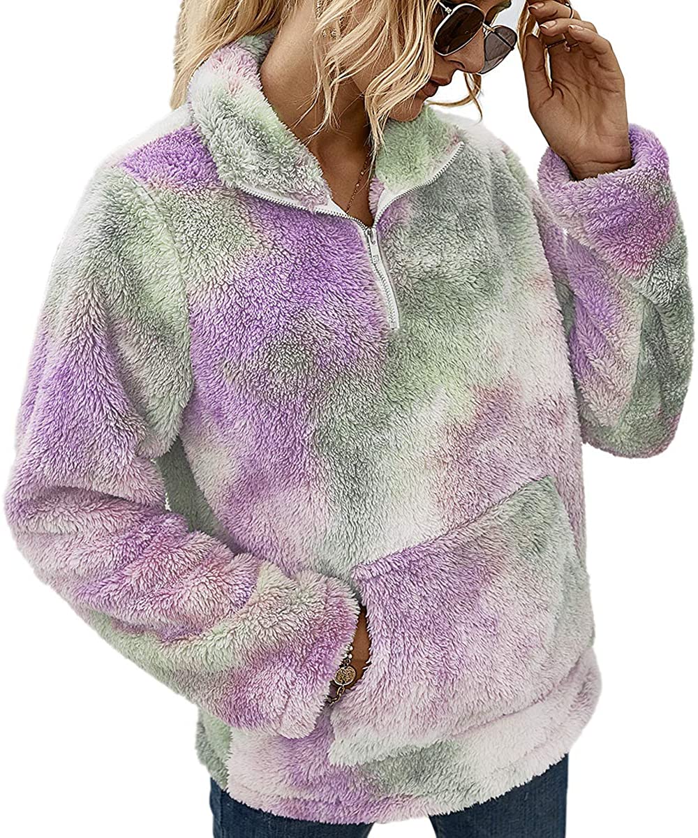 Fleece Hoodie Sweatshirt Half Zip 