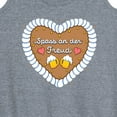 thumbnail image 3 of Instant Message - Spass An Der Freud Gingerbread  - Women's Racerback Tank Top, 3 of 6