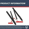 thumbnail image 3 of "Universal Roof Rack Cross Bars - Compatible with Select 2005-2023 Mid-Size Truck Double Cab Models - Heavy-Duty Side Rails for Cargo Storage", 3 of 11