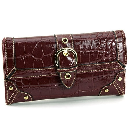 Crocodile Clutch Wallet