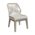 thumbnail image 2 of Costa Outdoor Dining Chairs in Grey Wood - Set of 2 - Armen Living, 2 of 9