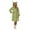 Green, variant on Gaexia Long Robes For Women Soft Flannel Hooded Bathrobe For Loungewear Home Spa Relaxation Garment Cozy Winter Wear