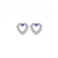 thumbnail image 1 of Pendientes de botón para estudiantes femeninas, estilo coreano, personalidad simple, temperamento, lindas joyas para las orejas antialérgicas, pendientes de moda que combinan con todo, 1 of 6