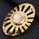 thumbnail image 3 of Metal de aluminio dorado Tri Hand Finger Spinner Fidget EDC Desk Toy Gyro Tmvgtek juguetes de los niños, 3 of 6
