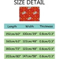 thumbnail image 2 of Coolnut Area Rug 60 x 39 inch (5'x 3'3"), Elephant Pattern on Red Nursery Rug Floor Mat Kids Playing Mat for Living Room Bedroom, 2 of 6