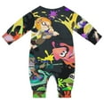 thumbnail image 2 of Splatoon Baby Long Sleeve Footless, Infant Playsuit Romper Jumpsuits for Boys Girls, 2 of 8