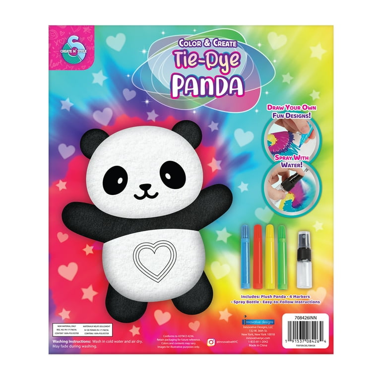 Neliblu Beginner Sewing Kit for Kids Panda Pillow Kits