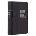 thumbnail image 5 of Black Faux Leather Large Print Compact King James Version Bible, 5 of 8