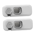 thumbnail image 1 of 2 uds cerraduras de seguridad para niños perfke cerradura de cajón pestillos de gabinete para niños Gris, 1 of 9