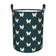 thumbnail image 2 of Uemuo Funny Chicken Pattern Circular Laundry Hamper Basket with handles,Collapsible laundry basket,Large capacity laundry hamper,Laundry Organizer-Small, 2 of 8