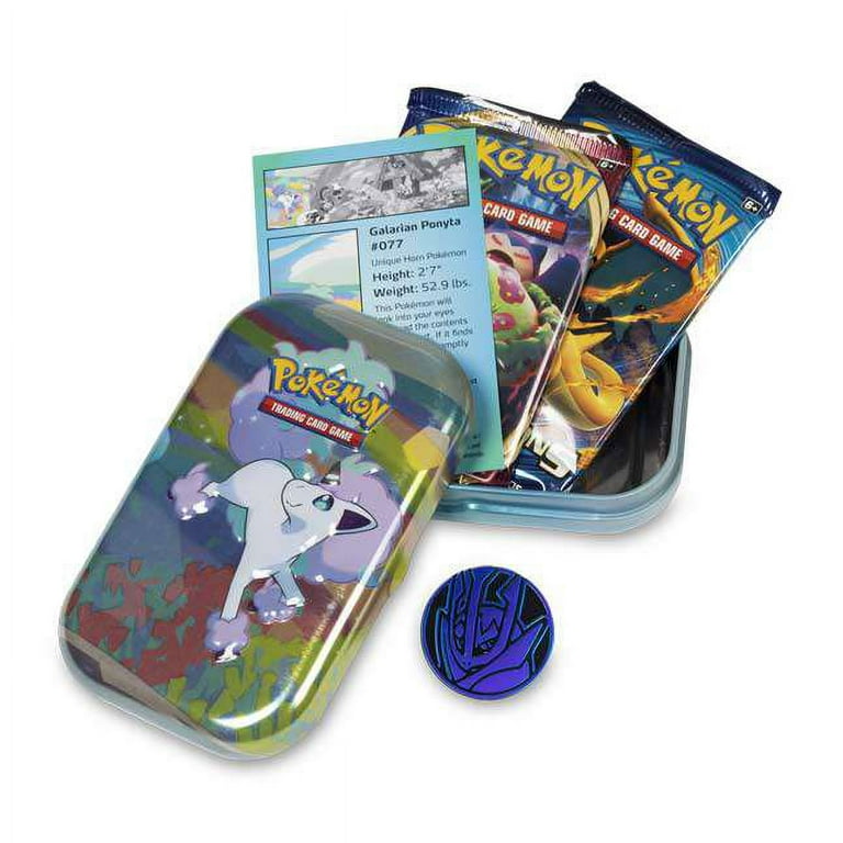 pokémon trading card game galar pals mini tin Pokemon Galar Pals Galarian Ponyta Mini Tin