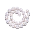 thumbnail image 3 of Natural Baroque Pearl Keshi Pearl Beads Strands Cultured Freshwater Pearl Round Seashell Color 13~19.5x10~15mm Hole: 0.5mm about 27~29pcs/strand 15.68~15.87''(39.2~40.3cm), 3 of 5