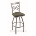 thumbnail image 3 of 820 Catalina 36" Swivel Bar Stool with Black Wrinkle Finish and Graph Chalice Seat, 3 of 7