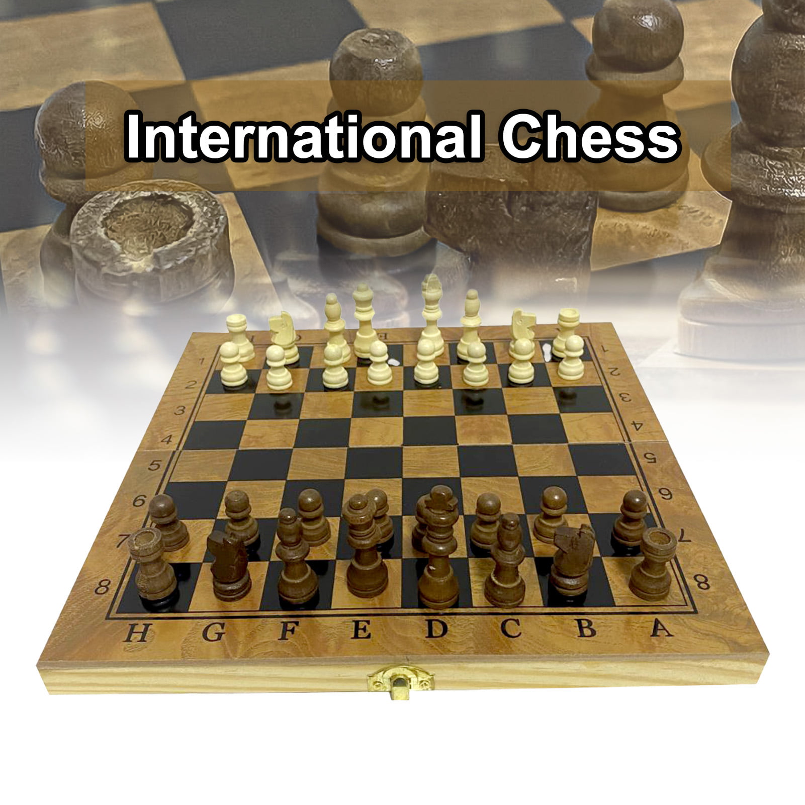 11.5" Magnetic Folding Chess Set-King 2" 