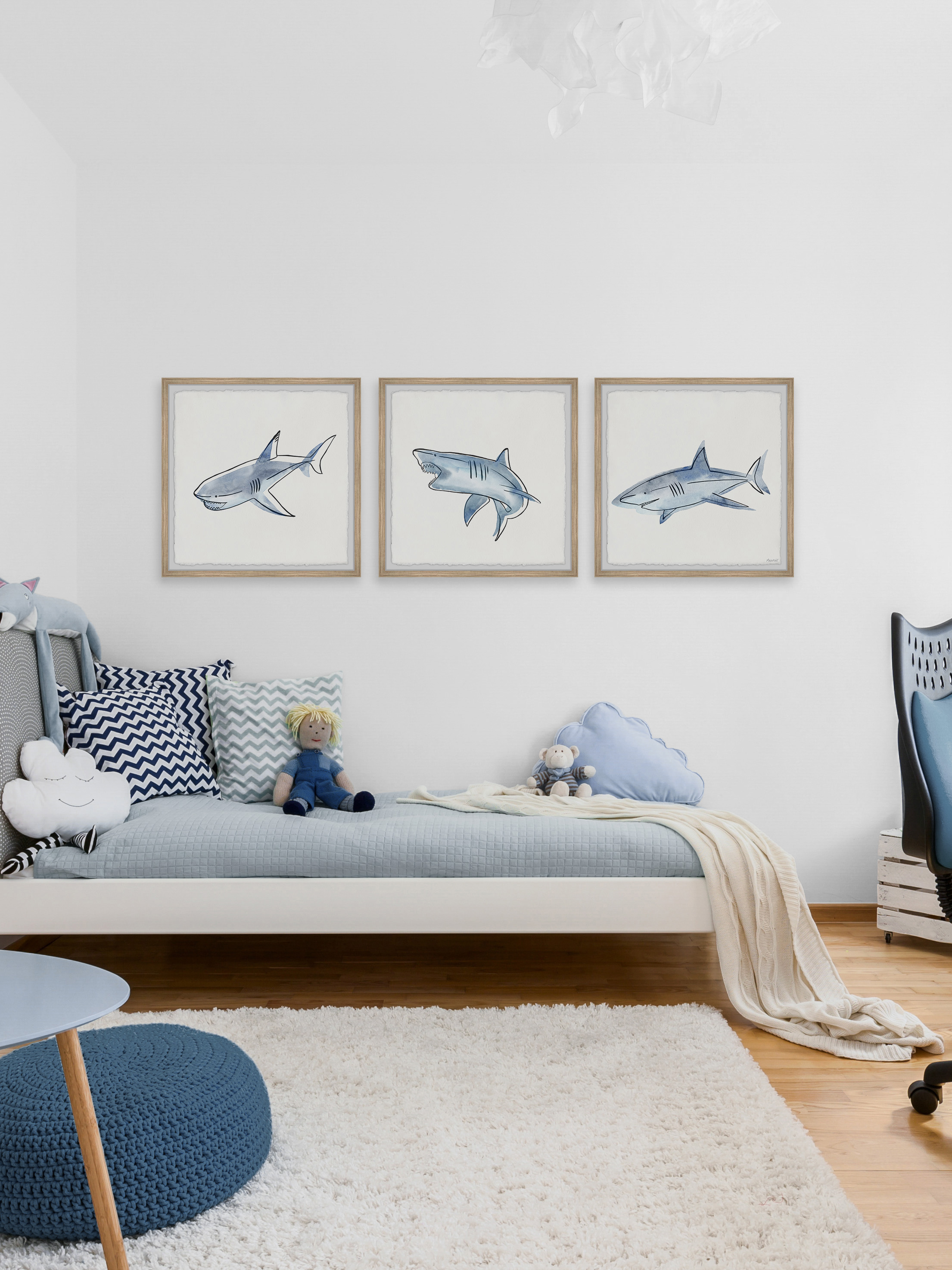Marmont Hill Printed Animals & Insects Framed Art Prints, Set of 3