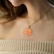 thumbnail image 5 of Collar con colgante de flores secas, collar de girasol de resina para mujeres y niñas, 5 of 6