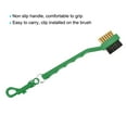 thumbnail image 3 of Uxcell Double Sided Dust Cleaning Groove Cleaner Clip Golf Club Brush Green, 3 of 6
