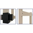 thumbnail image 4 of 4-Pack Firewood Rack Brackets – Heavy-Duty Adjustable Steel Log Holder for Indoor & Outdoor Use, DIY Customizable Wood Storage Solution with Powder-Coated Finish, Includes Screws, 4 of 9