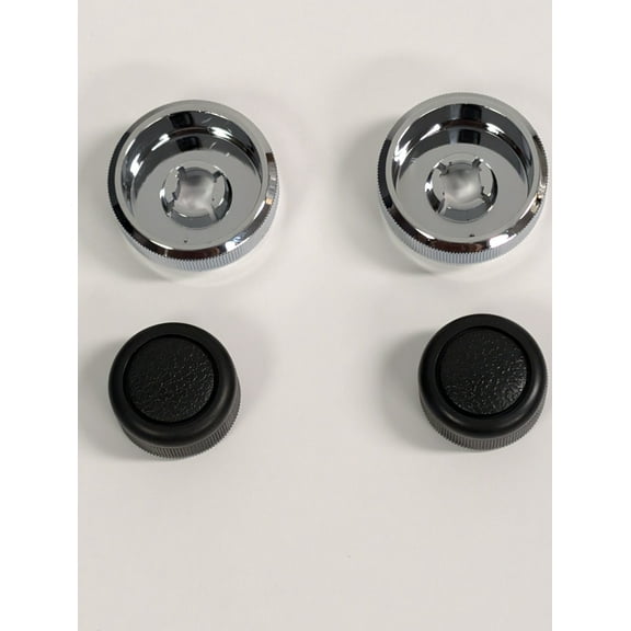 VINTAGE AUTO RADIO KNOB SET (4 SET)