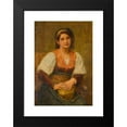 thumbnail image 2 of Charles Edward Perugini 13x18 Black Modern Framed Museum Art Print Titled - The Scaldino (The Hand Warmer), 2 of 5