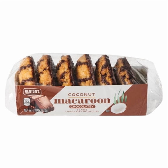 Benton's Chocolate Coconut Macaroons, 7.8 oz - Pack of 2