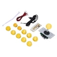 thumbnail image 4 of Arcade Joystick DIY Kit, Compact Design Arcade Game DIY Kit Parts  For PC Game For Fight Stick For MAME Green,Blue,Red,White,Yellow,Black,Mixed Color Black,Mixed Color White, 4 of 8