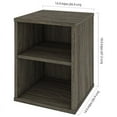 thumbnail image 5 of Bestar 22160-000035 Fom End Table - Walnut Grey - 14.50 x 32.60 x 14.50 in., 5 of 5