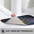 thumbnail image 2 of 1pc Mandalas Absorbent Non-Slip Bathroom Thickened Flannel Rug Decor,Soft,Quick Drying,Suitable For Indoor/outdoor Use,Bathrooms,Bedrooms,Kitchens,Terrace,Laundry Rooms,16"x24", 2 of 7