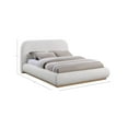 thumbnail image 3 of Meridian Furniture Vaughn Cream Linen Textured Fabric King Bed, 3 of 10