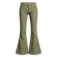 thumbnail image 5 of WhouRiu Girls Casual Flared Pants Fashion Graphic Rigid Waist Trousers With Pockets Kids Comfortable Cute Everyday Wear,15-16 Years, 5 of 5