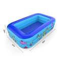 thumbnail image 3 of Inflatable Pool 83 * 57 * 26 inch, 3-Story Large Children's Family Lounge Swimming Pool, 3 of 8