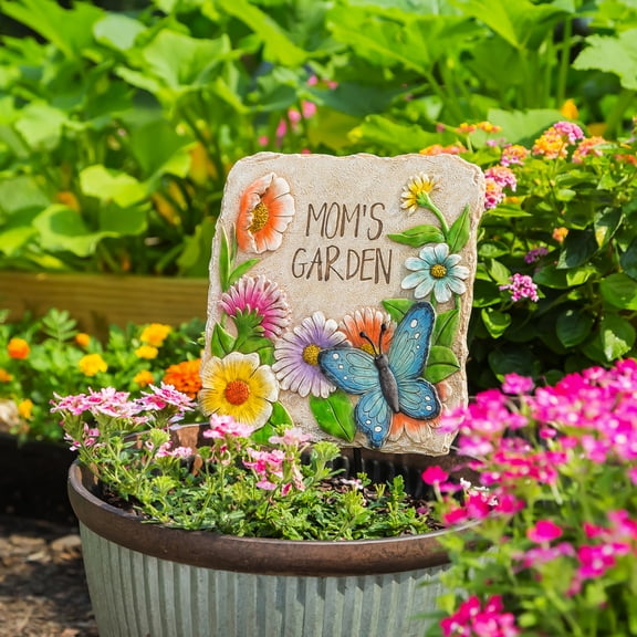 Home & Garden Mom's Garden Stone Polyresin Mother's Day 84G3284b