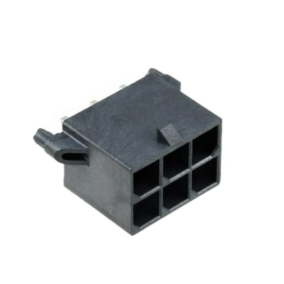 Pack of 3 0768290006 Connector Header Through Hole 6 position 0.224 (5.70mm)