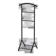 thumbnail image 2 of Pilaster Designs HAVA467 Pilaster Designs - Black Tubular Metal Suit Valet Rack Stand Organizer, 2 of 4