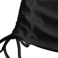 thumbnail image 3 of Womens Fashion Ribbed Cinched Side Mini Skirt Bikini Beach Bottoms Swimwear, 3 of 7